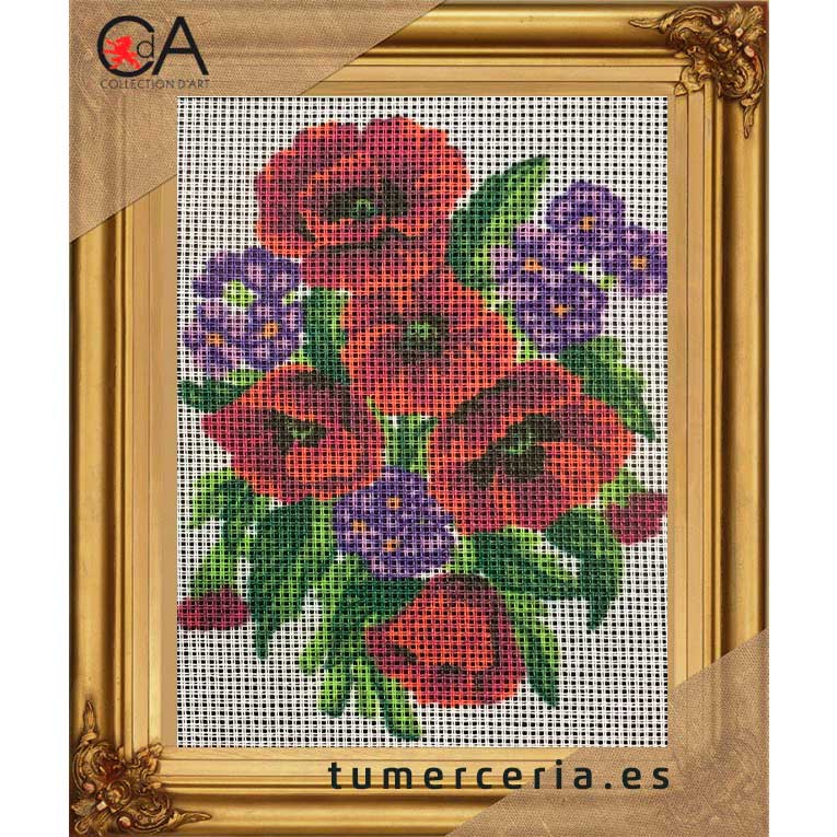 kit medio punto floral