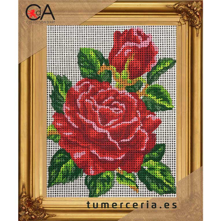 kit medio punto floral