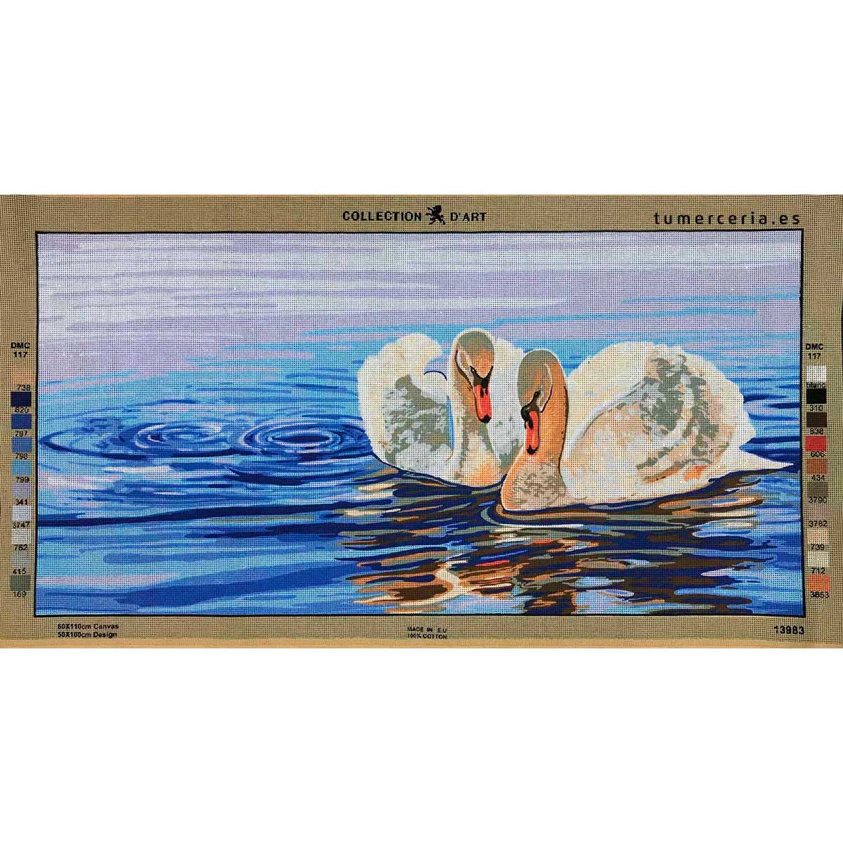 tapiz cisnes