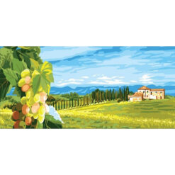 Cañamazo 35x80cm 9009W – Paisaje